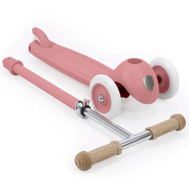 Banwood Ecoride Set - Trotineta si Casca pentru copii, Culoare Clay