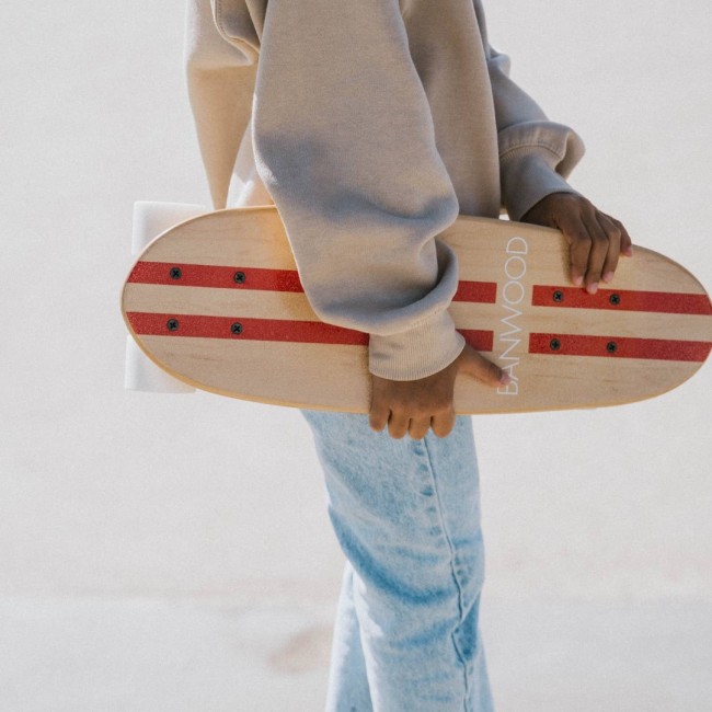 Skateboard - Red - Banwood