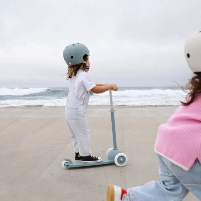 Banwood Ecoride Set - Trotineta si Casca pentru copii, Culoare Clay