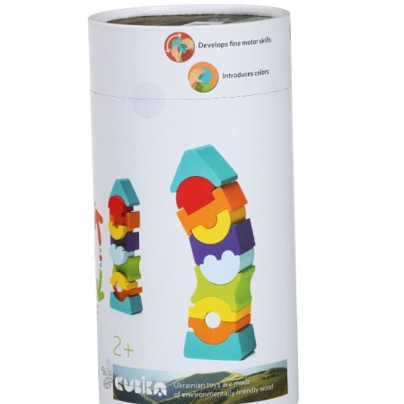 Jucarie din lemn - Turnul flexibil - Cubika