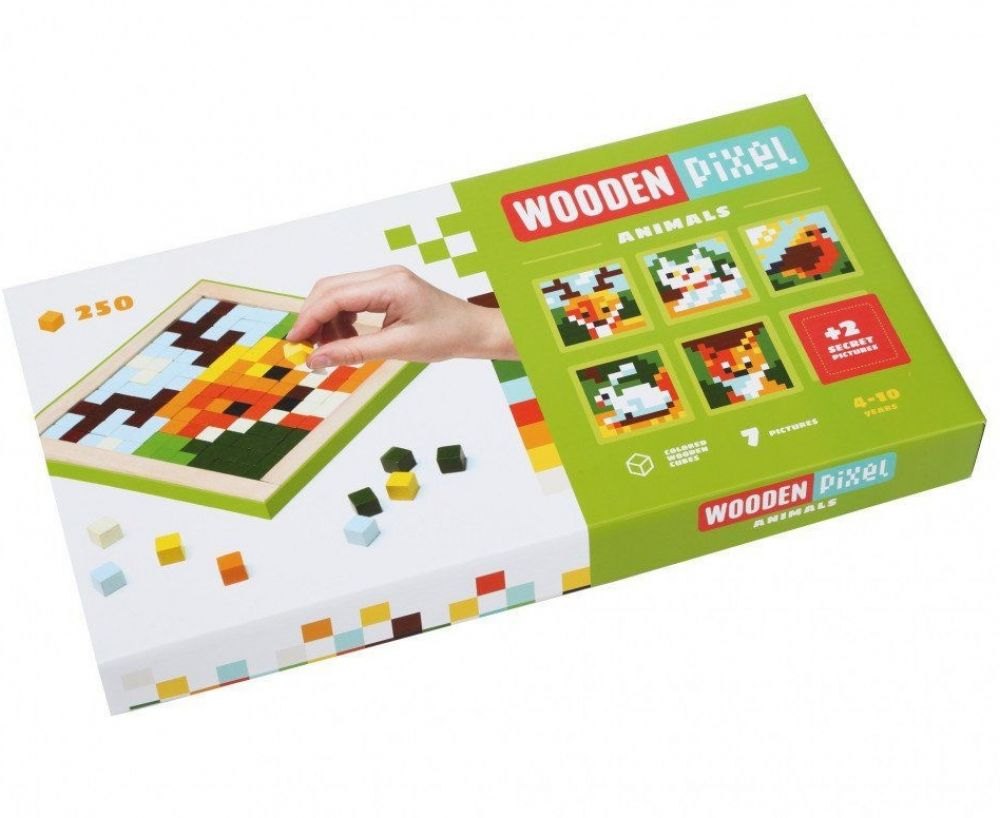 Puzzle din lemn - Animals - Cubika