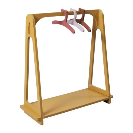 Suport din lemn pentru haine de papusi - Fabelab Suport din lemn pentru haine de papusi - Fabelab