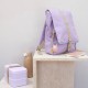 Rucsac pentru copii cu breloc iepuras din silicon - Small - Lilac - Fabelab