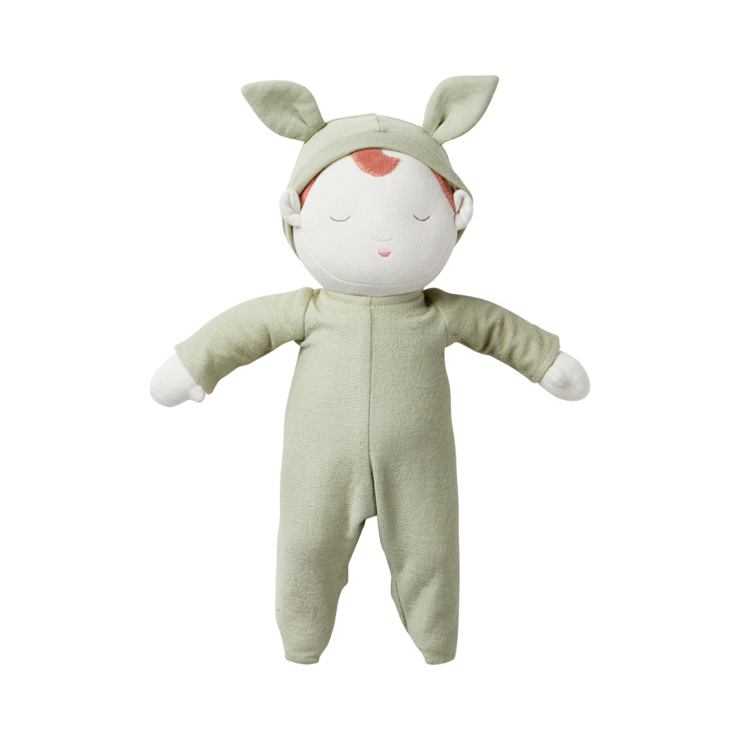 Papusa textila din bumbac organic - Lou - Fabelab