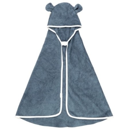 Prosop de baie cu gluga Bear - 90 x 115 cm - Blue Spruce - Fabelab Prosop de baie cu gluga Bear - 90 x 115 cm - Blue Spruce - Fabelab