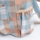 Rucsac pentru scoala - Cottage Blue Checks - Fabelab