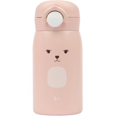 Sticla pentru apa - Bunny - Small - Old Rose - Fabelab