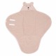 Patura de infasat pentru bebelusi - Bear Boucle Wild Rose - Jollein