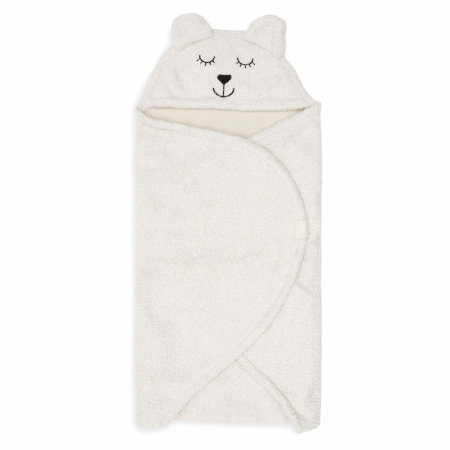 Patura de infasat pentru bebelusi - Bear Boucle Oatmeal - Jollein Patura de infasat pentru bebelusi - Bear Boucle Oatmeal - Jollein