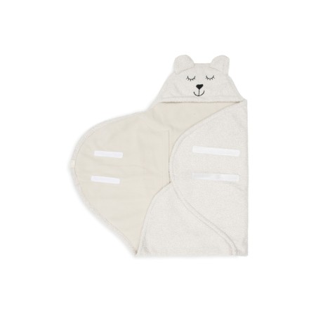 Patura de infasat pentru bebelusi - Bear Boucle Oatmeal - Jollein Patura de infasat pentru bebelusi - Bear Boucle Oatmeal - Jollein