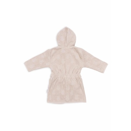 Halat de baie pentru copii din bumbac - Jacquard Miffy - 1-2 ani - Nougat - Jollein