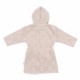 Halat de baie pentru copii din bumbac - Jacquard Miffy - 1-2 ani - Nougat - Jollein