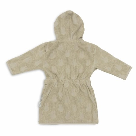 Halat de baie pentru copii din bumbac - Jacquard Miffy - 3 - 4 ani - Olive Green - Jollein Halat de baie pentru copii din bumbac - Jacquard Miffy - 3 - 4 ani - Olive Green - Jollein