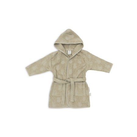 Halat de baie pentru copii din bumbac - Jacquard Miffy - 3 - 4 ani - Olive Green - Jollein Halat de baie pentru copii din bumbac - Jacquard Miffy - 3 - 4 ani - Olive Green - Jollein