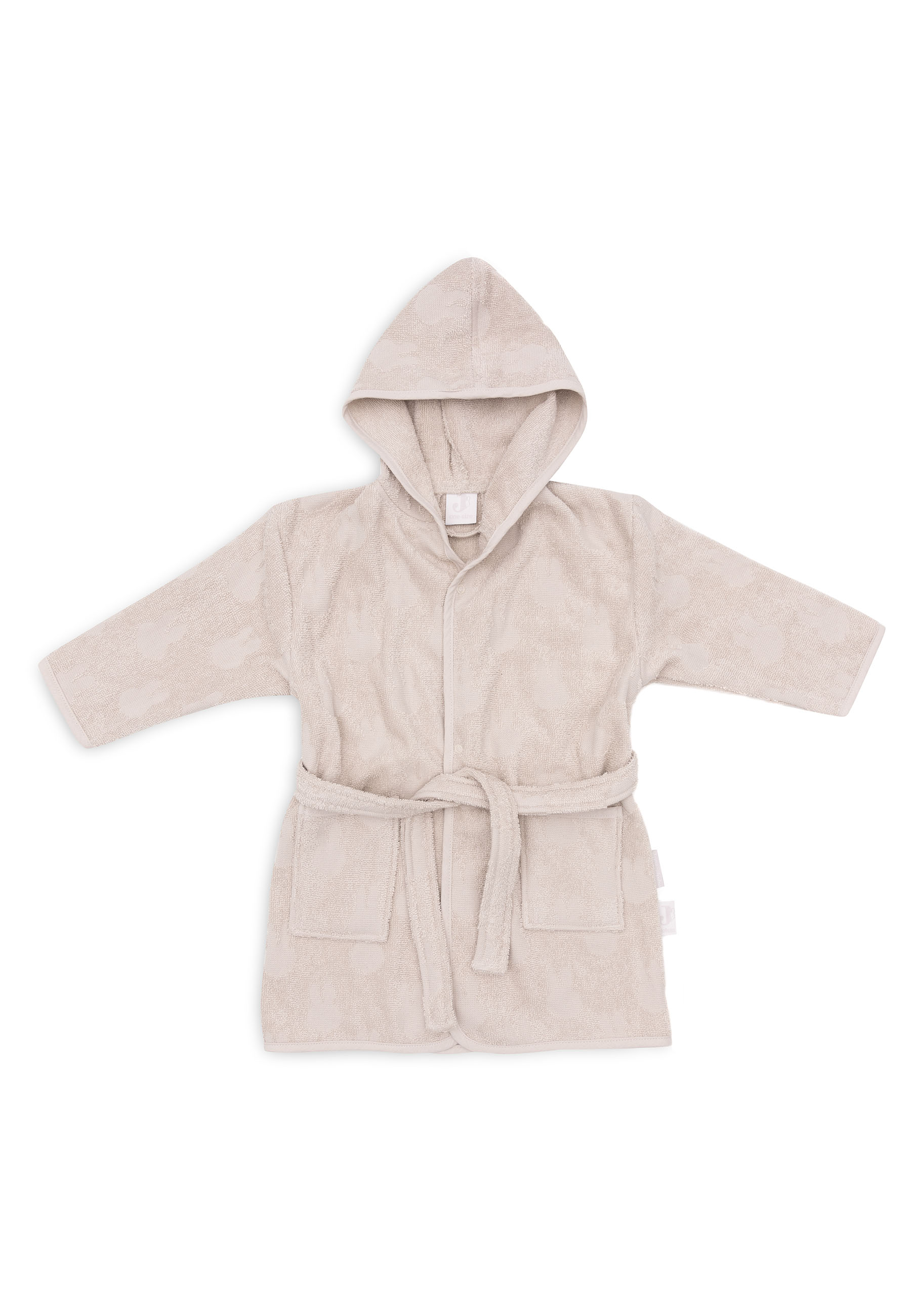 Halat de baie pentru copii din bumbac - Jacquard Miffy - 1-2 ani - Nougat - Jollein