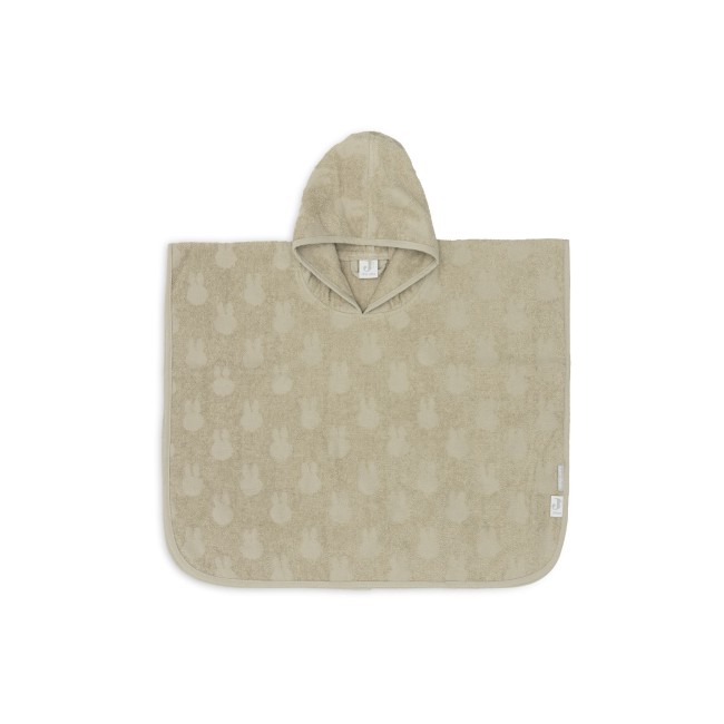 Poncho de baie pentru copii - Terry Miffy Jacquard - Sea Green - Jollein