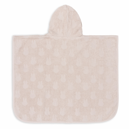Poncho de baie pentru copii - Terry Miffy Jacquard - Nougat - Jollein Poncho de baie pentru copii - Terry Miffy Jacquard - Nougat - Jollein