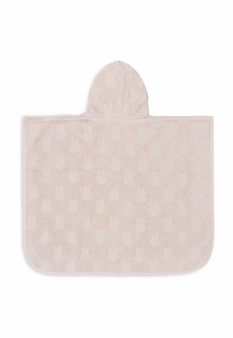 Poncho de baie pentru copii - Terry Miffy Jacquard - Nougat - Jollein