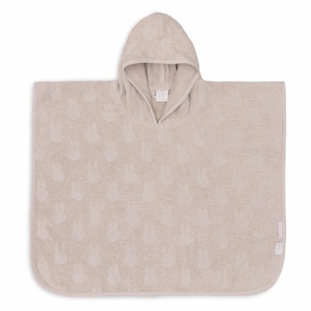 Poncho de baie pentru copii - Terry Miffy Jacquard - Nougat - Jollein Poncho de baie pentru copii - Terry Miffy Jacquard - Nougat - Jollein