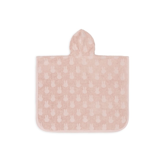 Poncho de baie pentru copii - Terry Miffy Jacquard - Wild Rose - Jollein