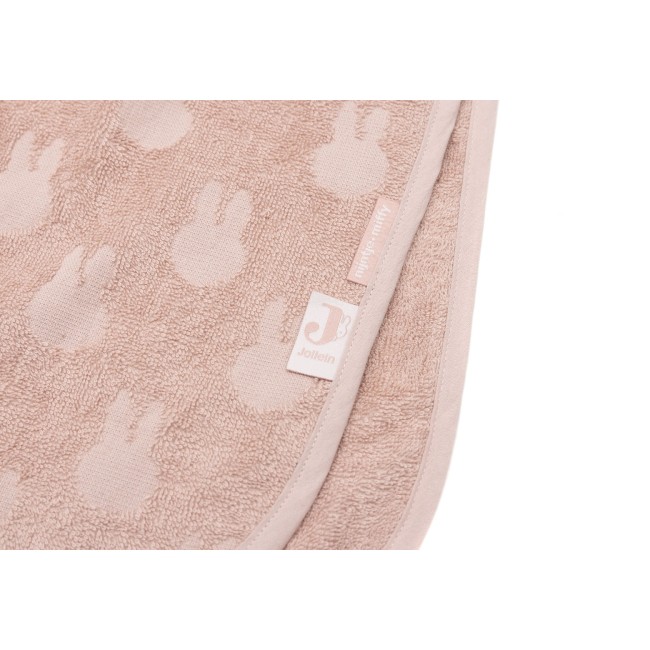 Poncho de baie pentru copii - Terry Miffy Jacquard - Wild Rose - Jollein