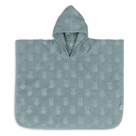 Poncho de baie pentru copii - Terry Miffy Jacquard - Sea Green - Jollein Poncho de baie pentru copii - Terry Miffy Jacquard - Sea Green - Jollein