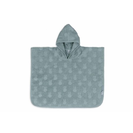 Poncho de baie pentru copii - Terry Miffy Jacquard - Sea Green - Jollein Poncho de baie pentru copii - Terry Miffy Jacquard - Sea Green - Jollein