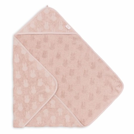 Prosop de baie cu gluga Terry Miffy - 75 x 75 cm - Wild Rose - Jollein Prosop de baie cu gluga Terry Miffy - 75 x 75 cm - Wild Rose - Jollein