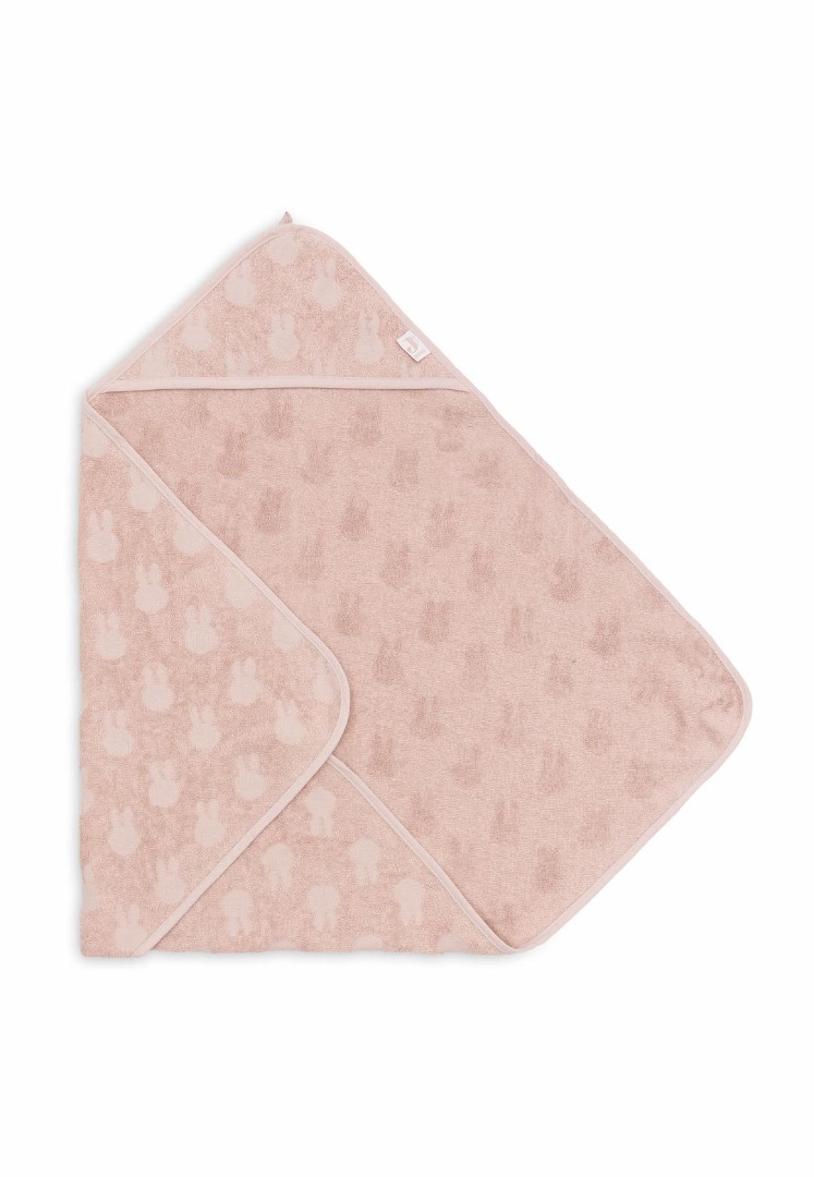 Prosop de baie cu gluga Terry Miffy - 75 x 75 cm - Wild Rose - Jollein