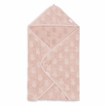 Prosop de baie cu gluga Terry Miffy - 75 x 75 cm - Wild Rose - Jollein Prosop de baie cu gluga Terry Miffy - 75 x 75 cm - Wild Rose - Jollein