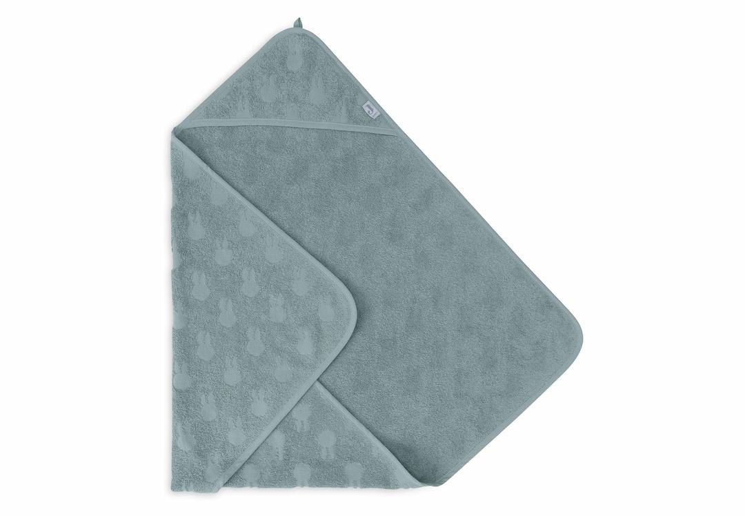 Prosop de baie cu gluga Terry Miffy - 75 x 75 cm - Sea Green - Jollein