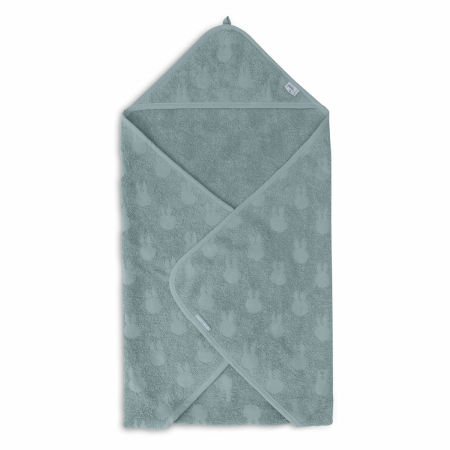 Prosop de baie cu gluga Terry Miffy - 75 x 75 cm - Sea Green - Jollein Prosop de baie cu gluga Terry Miffy - 75 x 75 cm - Sea Green - Jollein