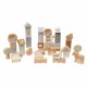 Blocuri din lemn pentru construit cu figurine de la ferma - Farm - Jollein