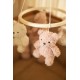 Carusel pentru bebelusi - Teddy Bear - Wild Rose/Naturel - Jollein