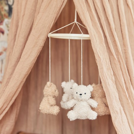 Carusel pentru bebelusi - Teddy Bear - Naturel/Biscuit - Jollein Carusel pentru bebelusi - Teddy Bear - Naturel/Biscuit - Jollein
