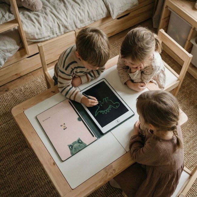 Tableta grafica educativa KidLupe KidBook Dino - invata sa scrie si sa deseneze usor