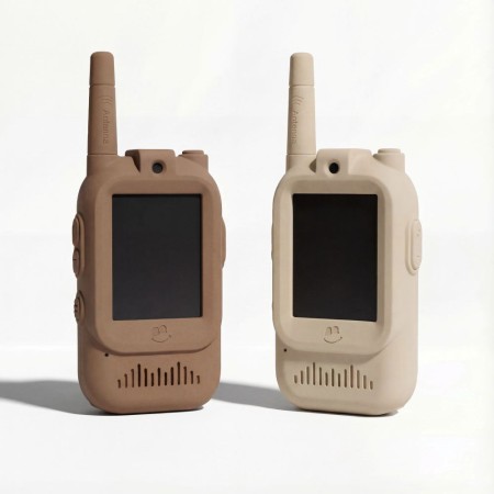 Walkie-Talkie Video pentru copii - Beige/Brown - KidLupe