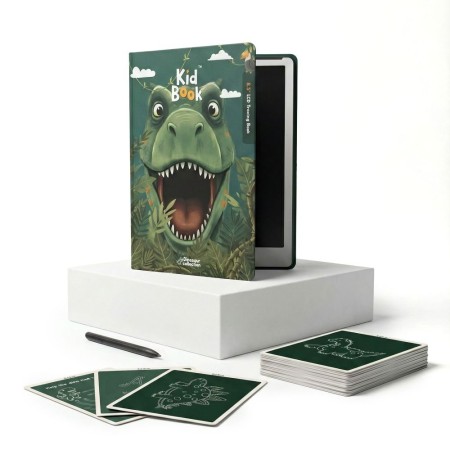 Tableta grafica cu 40 de activitati - KidBook Dino - KidLupe