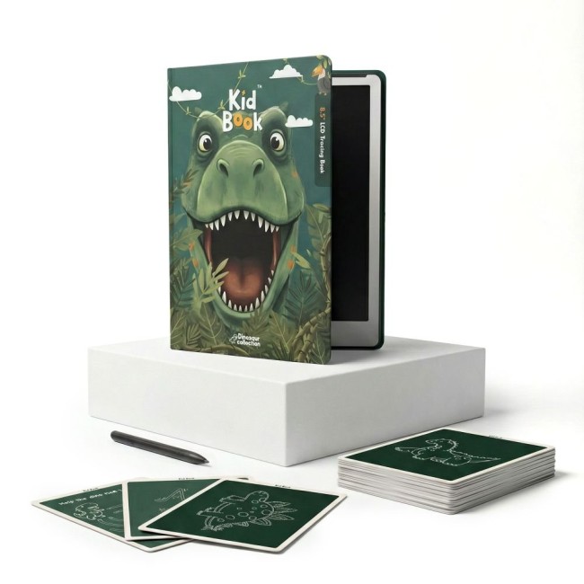Tableta grafica educativa KidLupe KidBook Dino - invata sa scrie si sa deseneze usor