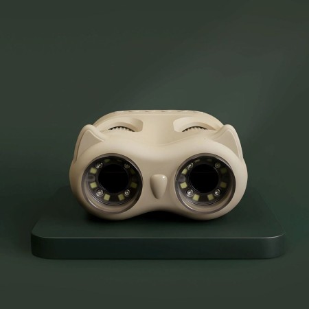 Microscop si binoclu pentru copii 2 in 1 - Discovery Beige - KidLupe 