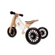 Bicicleta fara pedale Kinderfeets Tiny Tot Plus 2 in 1 - Tricicleta si Balance Bike din lemn pentru copii 18 luni - 4 ani