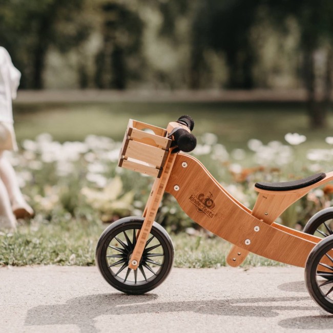 Tricicleta Tiny Tot Plus Kinderfeets din Lemn pentru Copii