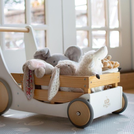 Premergator din lemn 2 in 1 - Slate White - Kinderfeets Premergator din lemn 2 in 1 - Slate White - Kinderfeets
