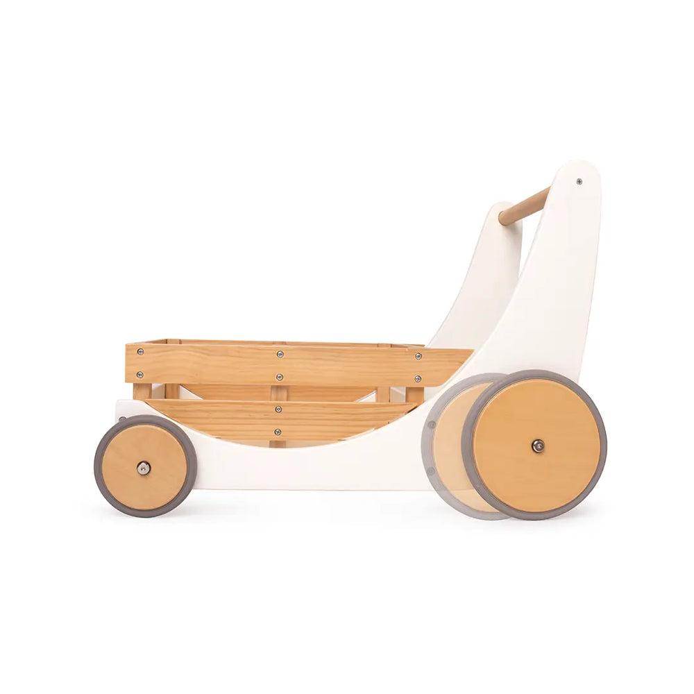Premergator din lemn 2 in 1 - Slate White - Kinderfeets