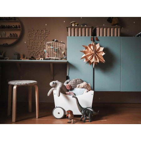 Cutie de depozitare din lemn 2 in 1 - Kinderfeets