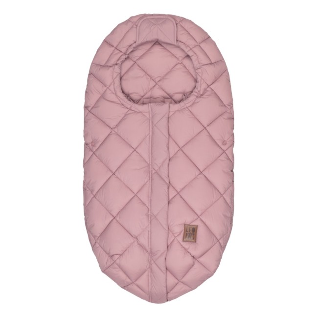 Sac de dormit pentru copii - Footmuff Light Compact Soft Pink - Leokid