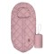 Sac de dormit pentru copii - Footmuff Light Compact Soft Pink - Leokid