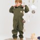 Salopeta pentru copii - Softshell Green Moss - Leokid