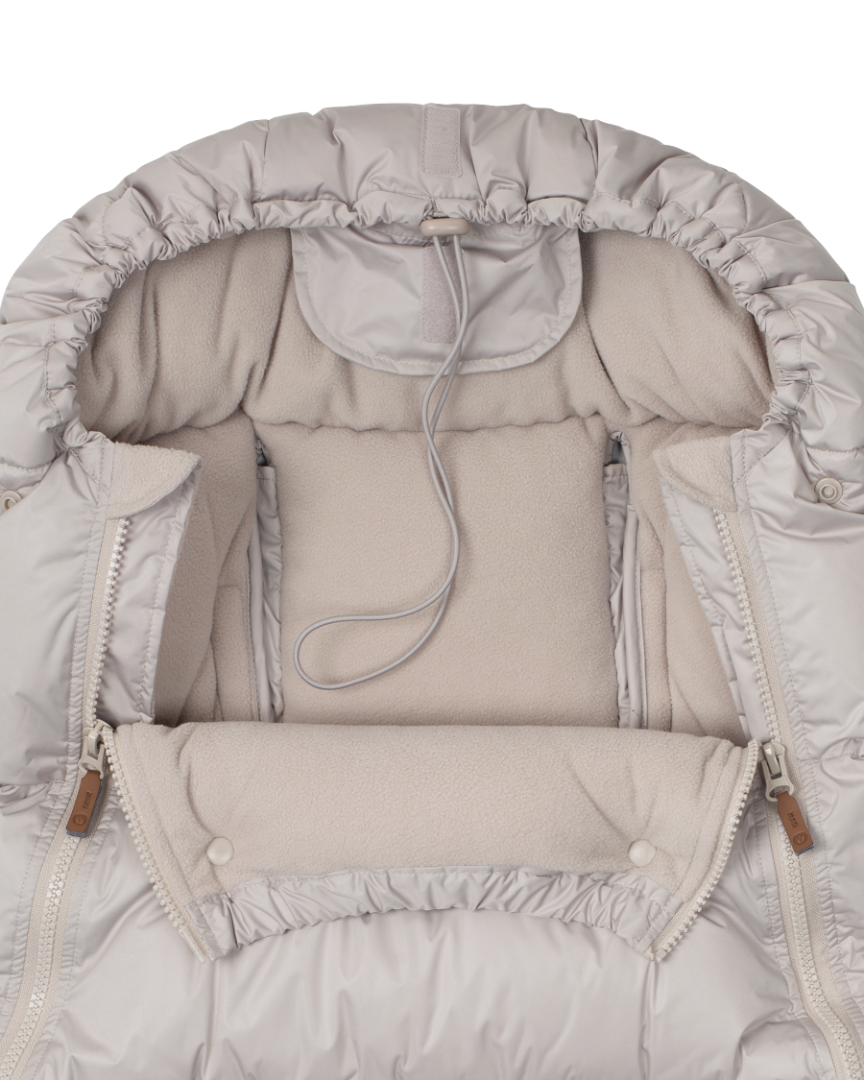 Sac de dormit pentru copii - Footmuff Olaf Sand Shell - Leokid
