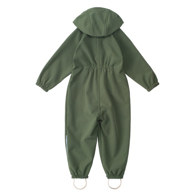 Salopeta pentru copii - Softshell Green Moss - Leokid